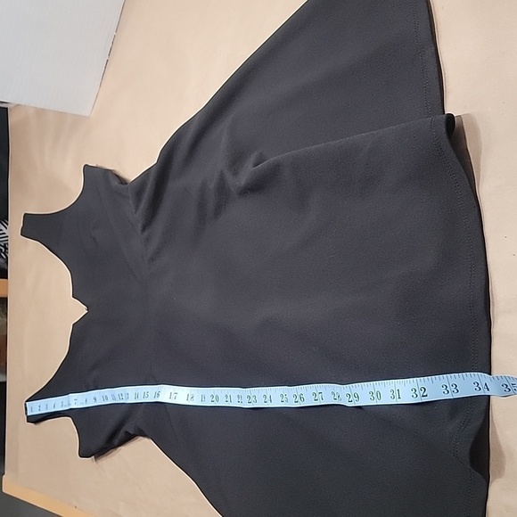 Row A, Size S, Notched V-Neck, Sleeveless Little Black Dress.  Fit & Flare. EUC. - Picture 8 of 13